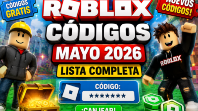 Códigos Roblox Mayo 2026 Lista Completa
