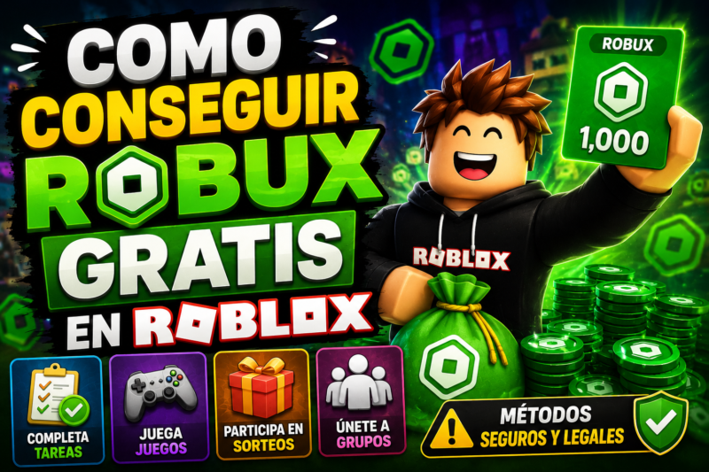 Como Conseguir Robux Gratis en Roblox